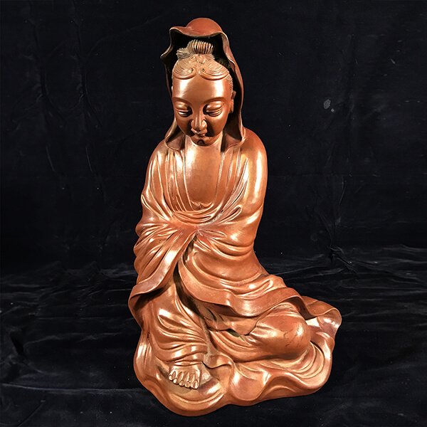 紫砂 坐式觀音