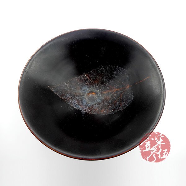 南宋 木葉紋吉州窯 南宋 木葉紋吉州窯